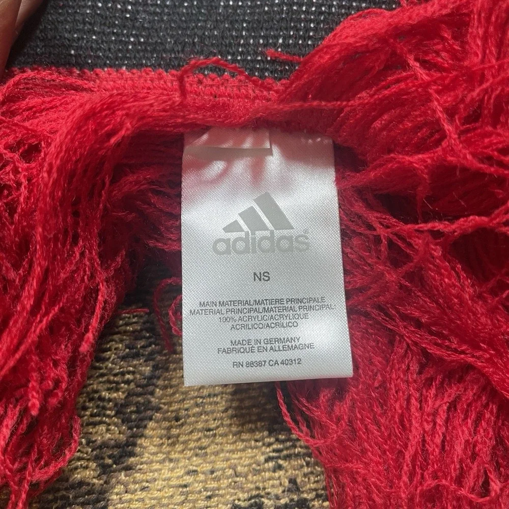 Adidas Serie A AC Milan Italy Flag Black Scarf New
